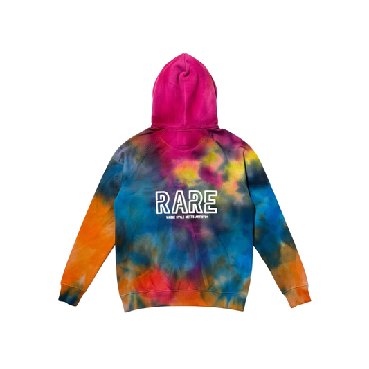Hand Dyed Rainbow - Tie & Dye Hoodie