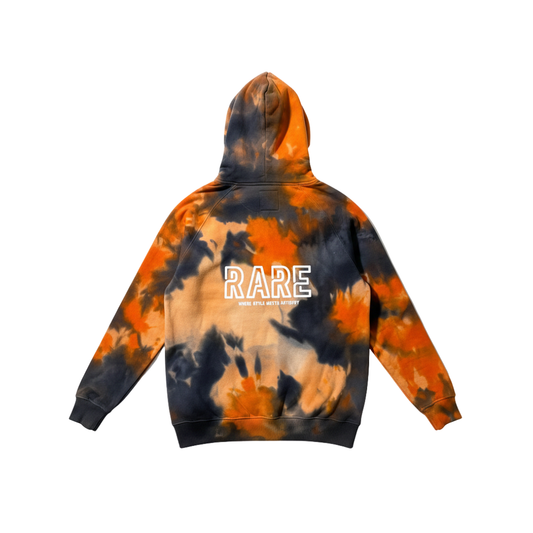 Hand Dyed Sunset Blaze - Tie & Dye Hoodie