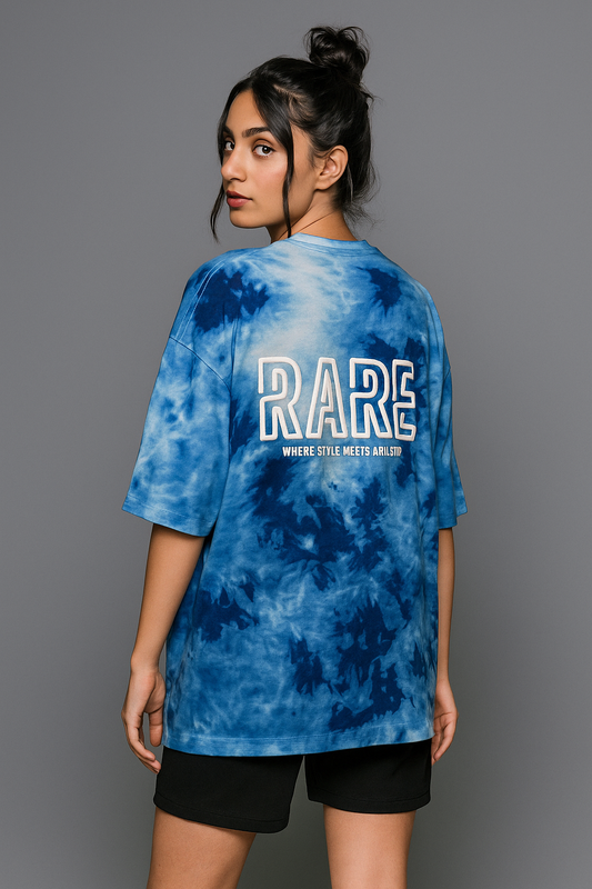 Azure Dream - Tie & Dye Oversized Tee