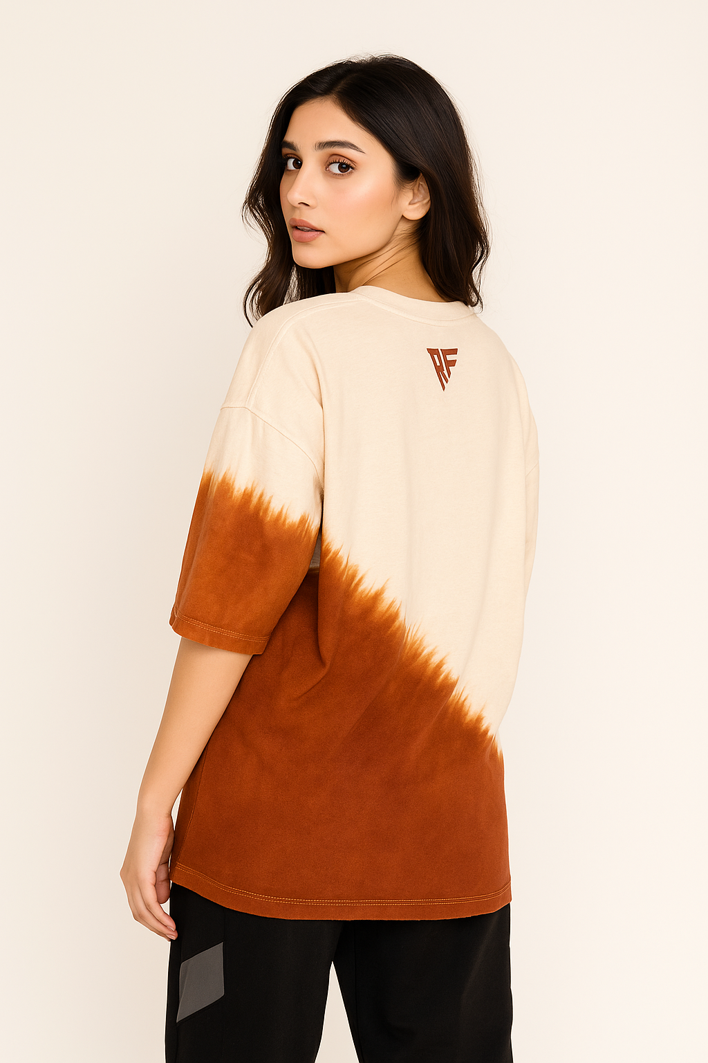 Sand Storm - Dip Dyed Oversized Tee