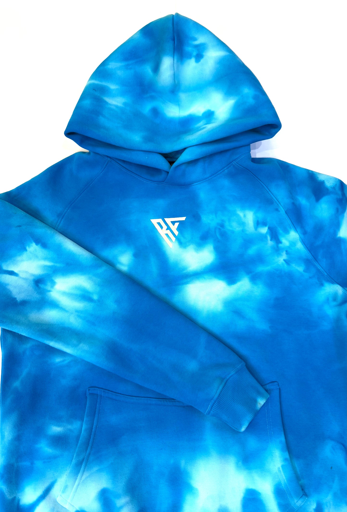 Azure Enigma - Hand made Tie & Dye Hoodie