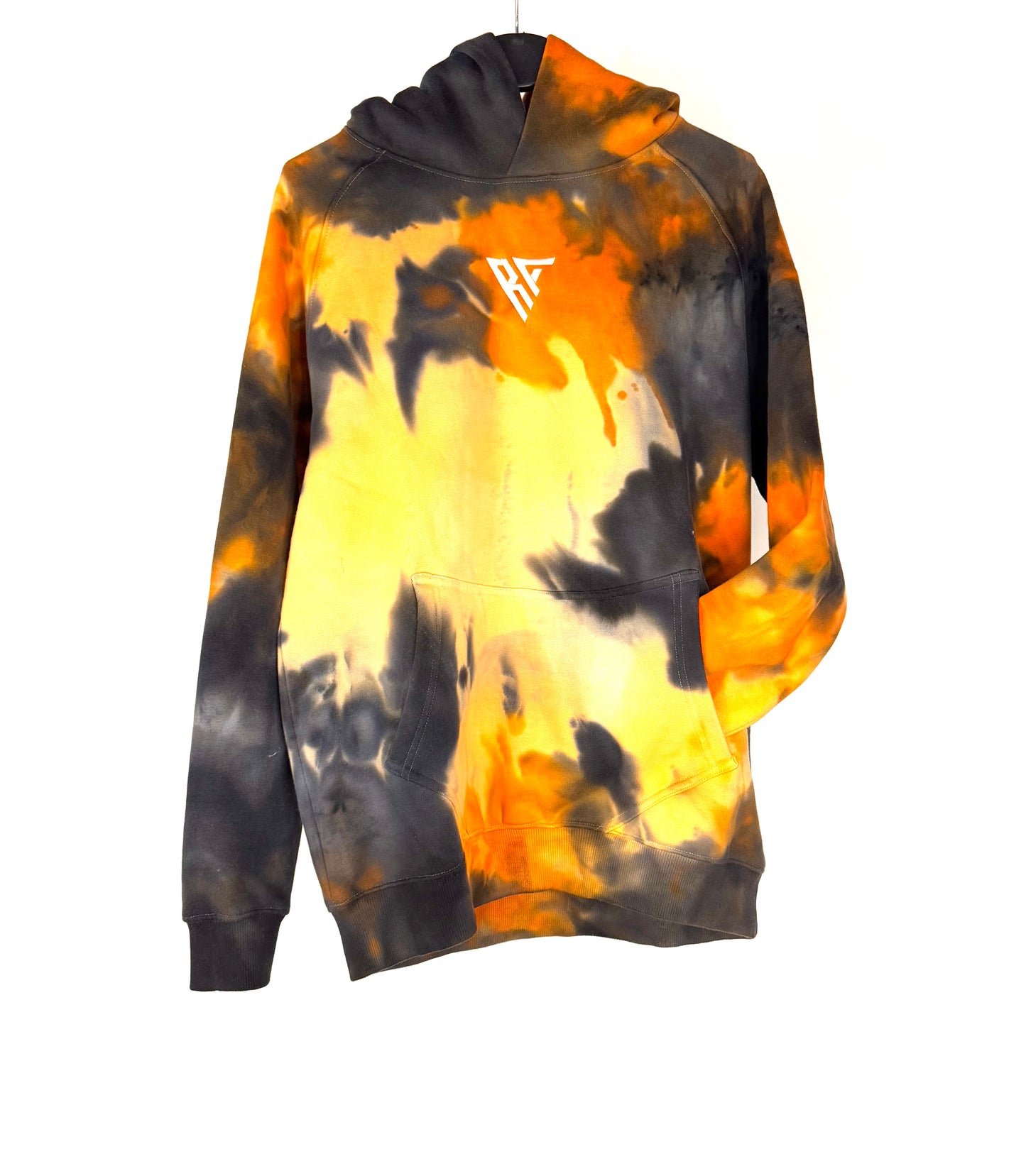 Sunset Blaze - Handmade Tie & Dye Hoodie