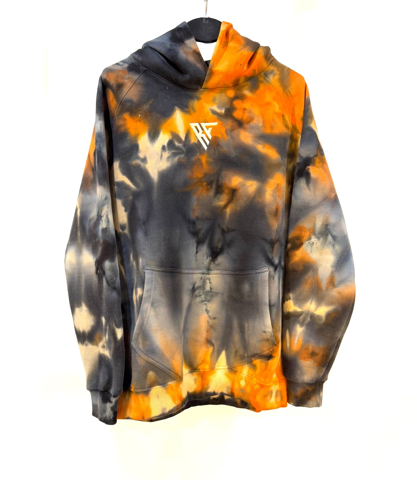 Sunset Blaze - Handmade Tie & Dye Hoodie