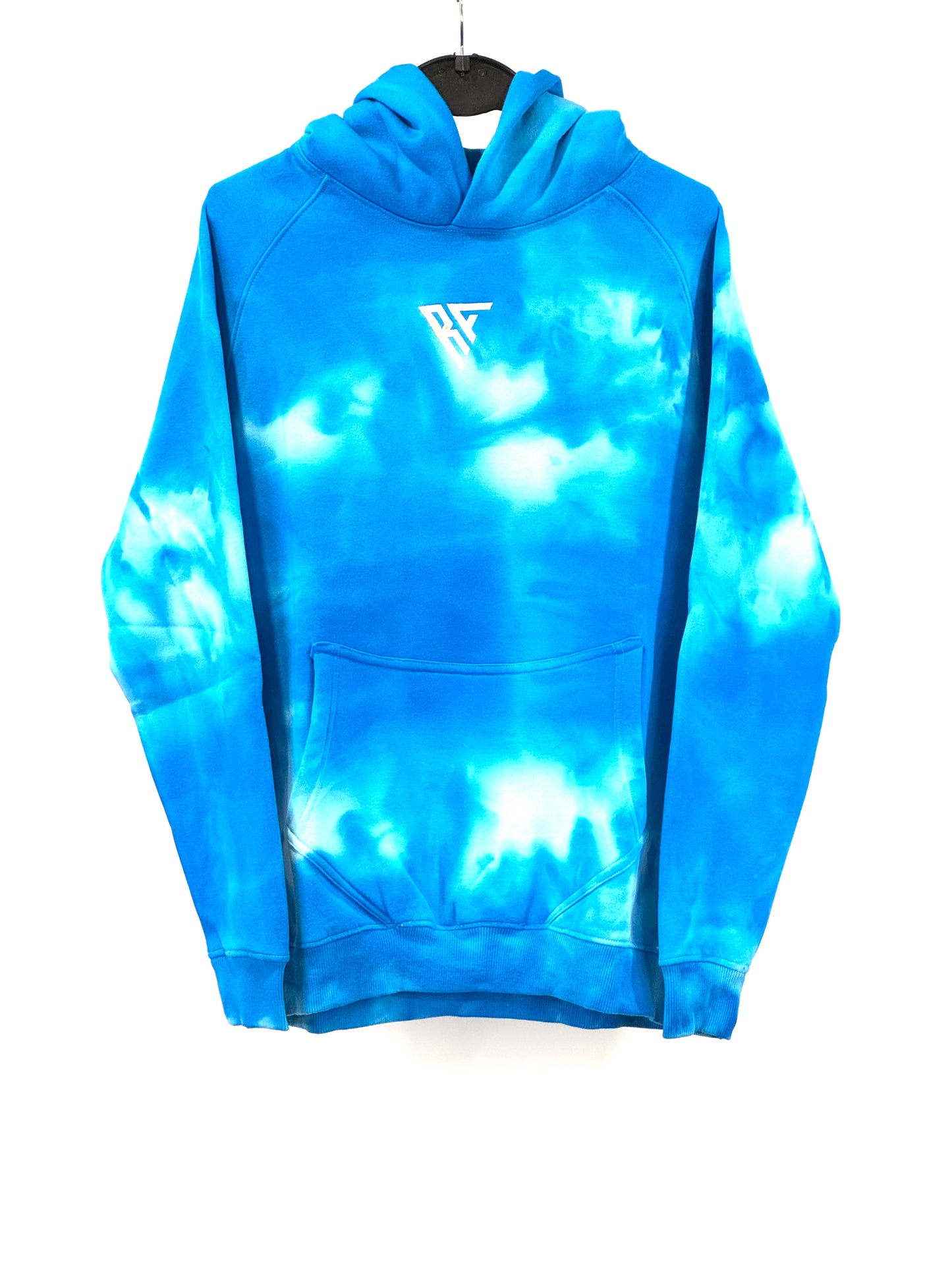 Azure Enigma - Hand made Tie & Dye Hoodie